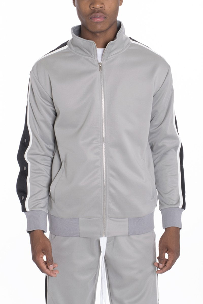 Snap Button Track Jacket