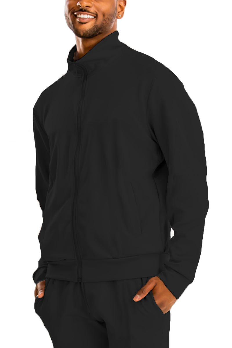 Essential Basic Plain Solid Track Jacket