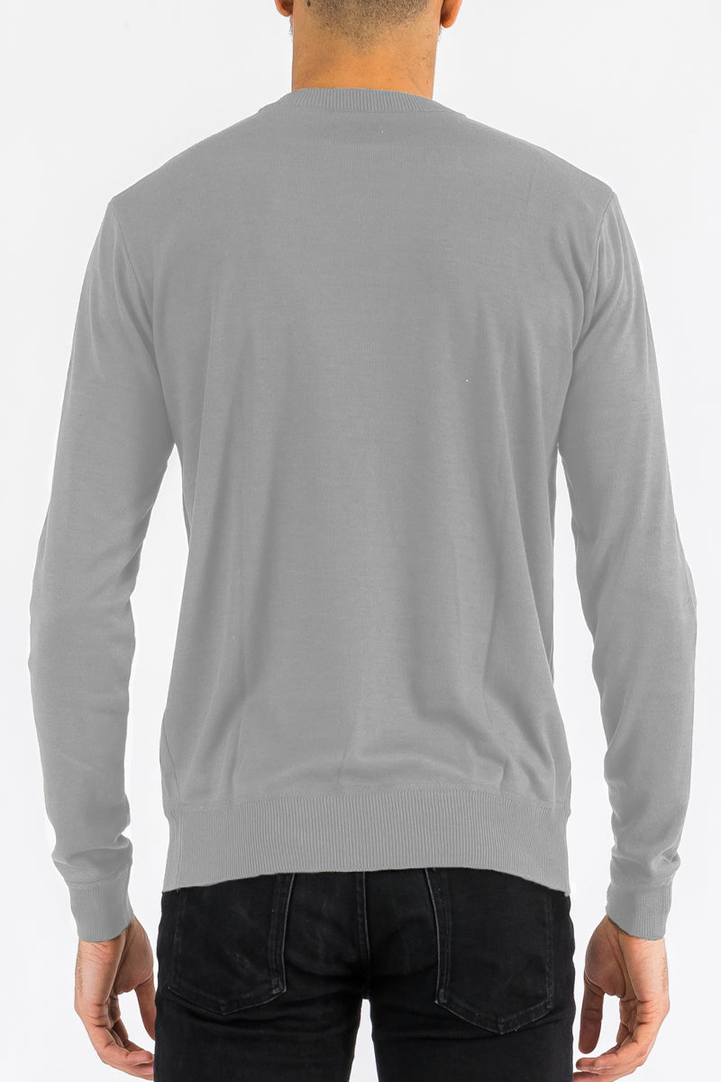 Men's Round Neck Knit Sweater