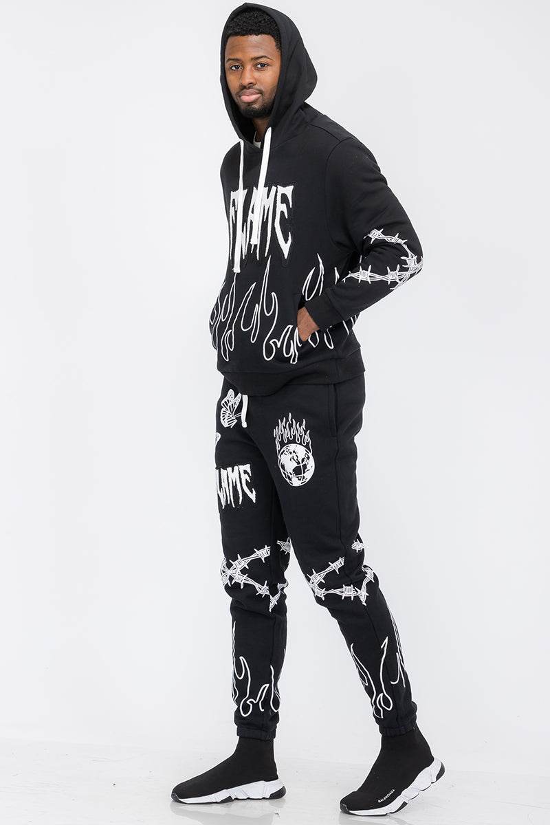 Flame Sweat Suit