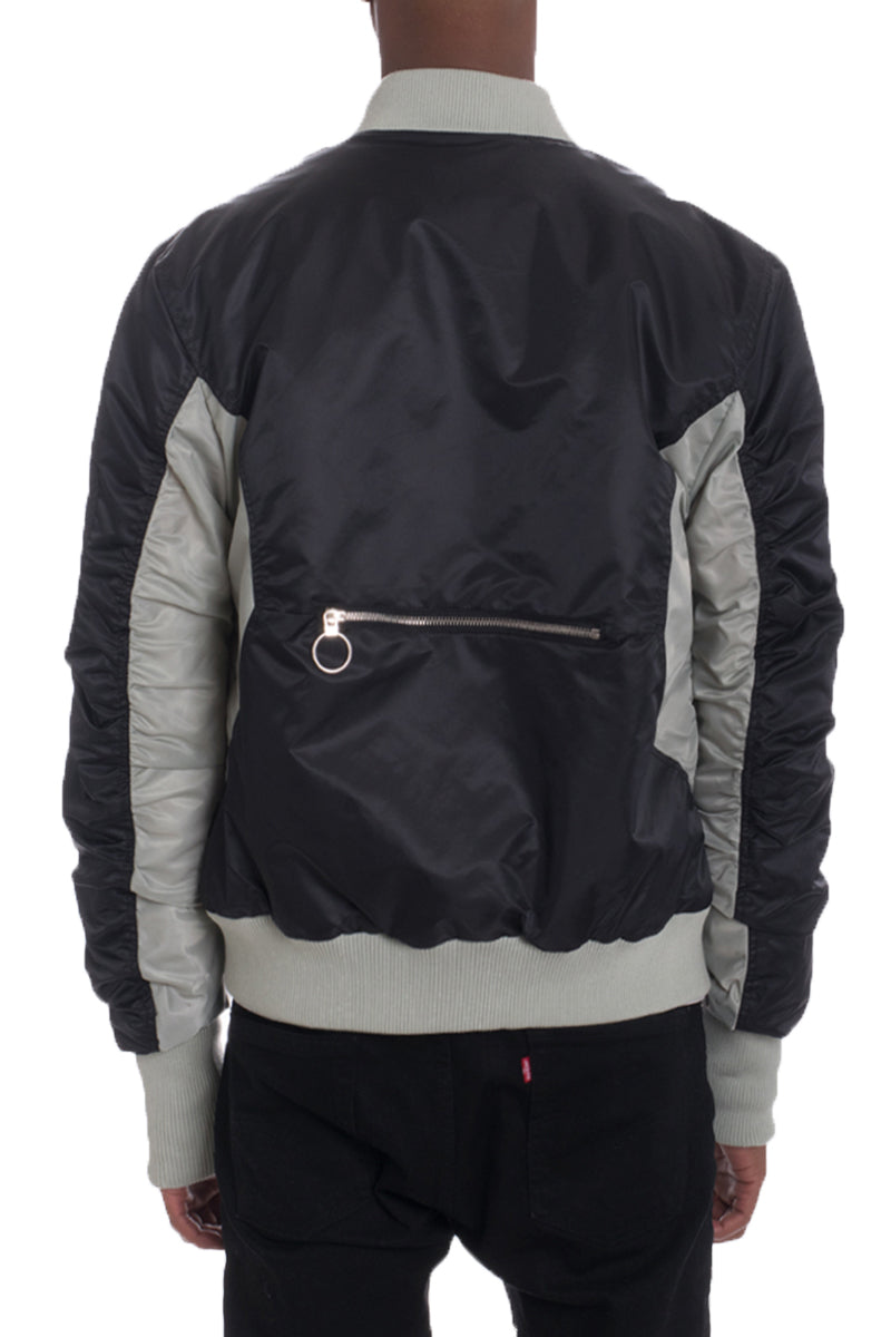 Men's Two Tone Bomber Jacket