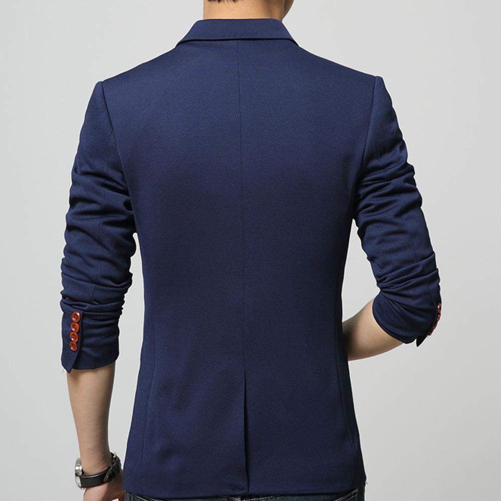 Men's One Button Slim Fit Blazer