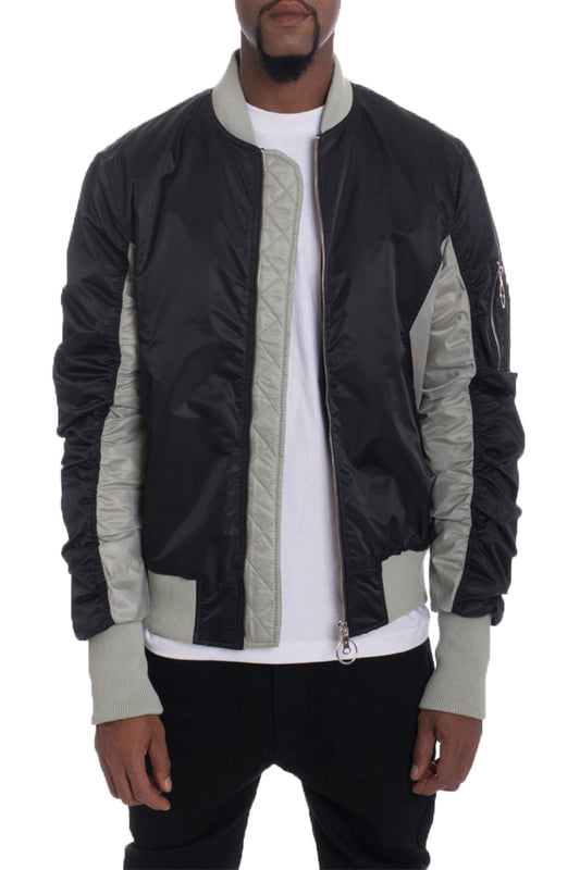 Men's Two Tone Bomber Jacket