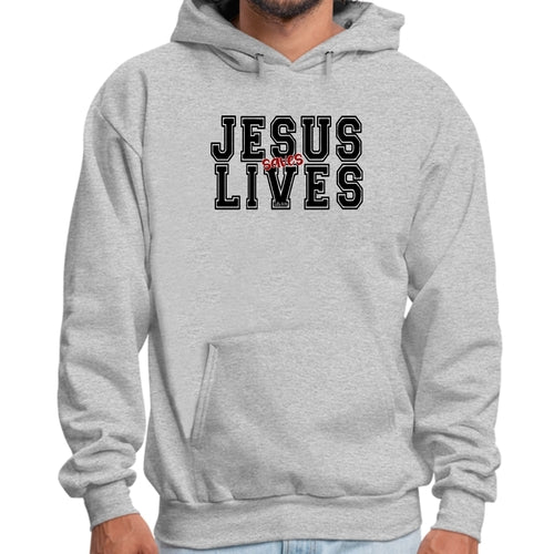 Men's Graphic Hoodie - Jesus Saves Lives