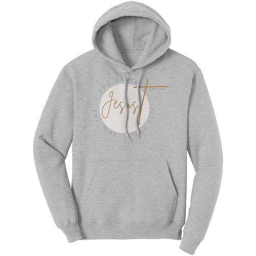 Men's Graphic Hoodie - Jesus The Truth The Way The Life