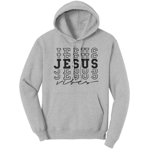 Graphic Hoodie Sweatshirt - Jesus Vibes Hooded Shirt