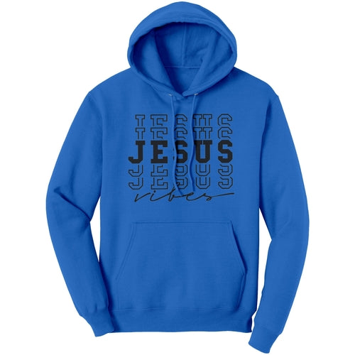 Graphic Hoodie Sweatshirt - Jesus Vibes Hooded Shirt