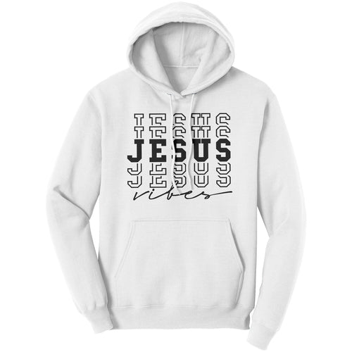 Graphic Hoodie Sweatshirt - Jesus Vibes Hooded Shirt