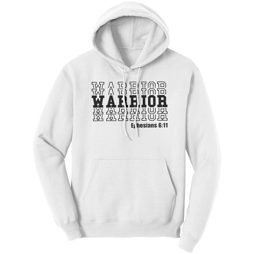 Graphic Hoodie Sweatshirt - Warrior Hooded Shirt