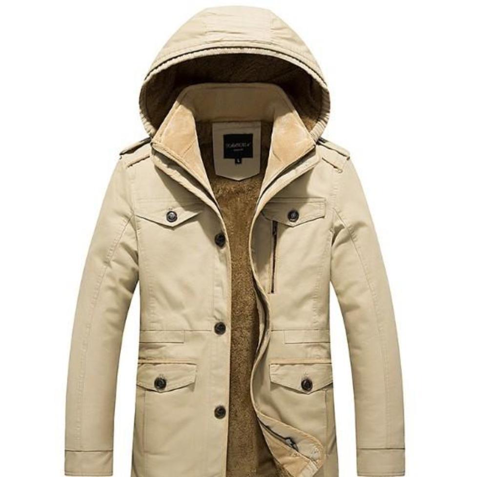 Men's Hooded Military Style Coat