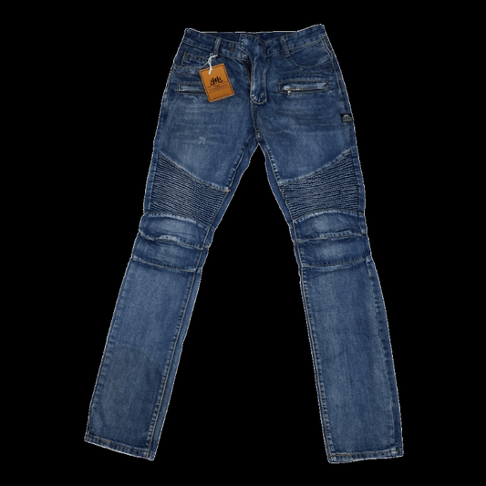 Men's Skinny Stretchy Distressed Jeans Casual Slim Denim